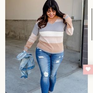 Mindy Mae striped sweater